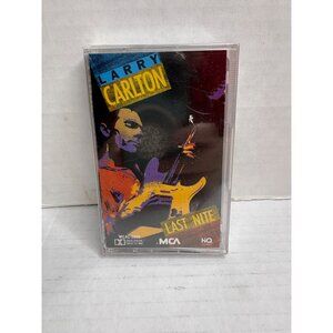 Larry Carlton Last Nite Jazz Guitar 1987 Cassette Tape Mcac 5866 Retro Music